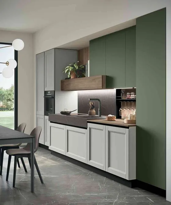 Una cucina, 3 stili diversi