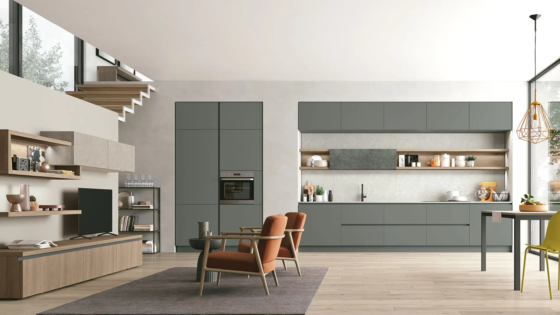 Young 05 Noce Marino, Giada, Pietra Giada, top laminato Agorà